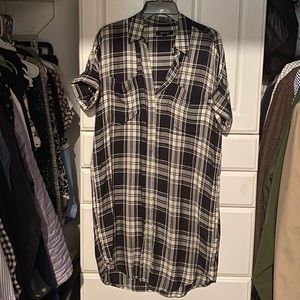 Madewell Plaid Shirtdress